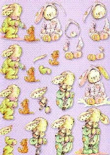 Sonderposten 3D - Schneidebogen, Some bunny to love No. 10
